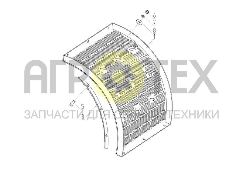 Дека сменная (181.01.03.260) (№3 на схеме)